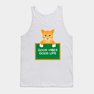 Advice Cat - Good Vibes Good Life Tank Top